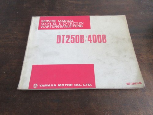 Yamaha dt250b dt400b - dt250b,