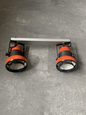 Lampe 70er Jahre Space Age Orange Richard Essig Deckenlampe Strahler Vintage