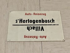 Zuglaufschild Metall Klein 