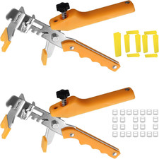 Fliesenlegerwerkzeuge Nivelliersystem 100 Laschen 100 Keile Verlegehilfe Set