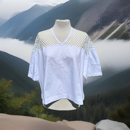 Shirt von 8pm weiß netz - von,