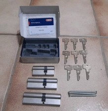 Schließzylinder ABUS, Sperrprofil, Sicherungskarte, 9 Schlüssel