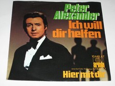 Single 7" Peter Alexander: ich will dir helfen