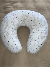 Stillkissen 170/80 cm hellblau, Baby füttern, Sitzkissen, Liegekissen