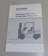 Prospekt Toyota Gabelstapler, Dieselstapler 7FD / Treibgasstapler 7FG 3,5 - 5.0t