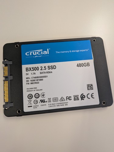 Crucial bx500 sata ssd - crucial,