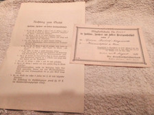 Alt Mitgliedschein  Kellerei