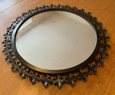 Wandspiegel mit Metallrahmen, 37 cm (555)