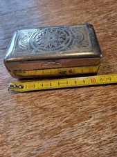 Vintage alte Metall Zigaretten / Tabak Dose