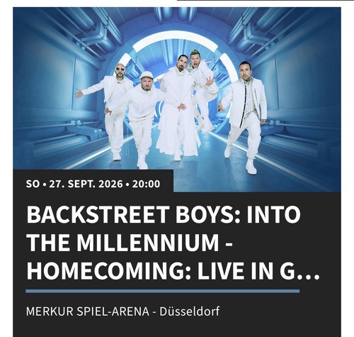 Backstreet boys 2026 - backstreet, 27.09.2026
