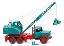 Wiking 066204 Kranwagen (Magirus/Fuchs) - wasserblau 1:87 NEU OVP--
