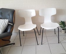 2 FRITZ HANSEN 3103 Hammer chair ARNE JACOBSEN 1960er