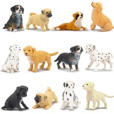 TOYMANY 12 Stück Mini Hund