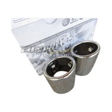 Auspuffblende Edelstahl Chrom