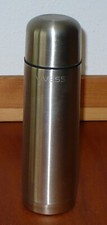 Isolierflasche/-kanne, Vivess, 700 ml, Edelstahl, Druckknopf-Ausgießfunktion