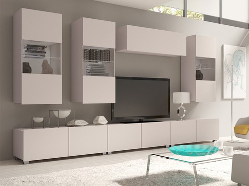 Moderne wohnwand calabrini - wohnwand,