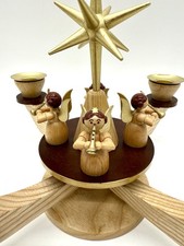 Adventsleuchter Straco Natur Erzgebirge