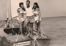 Vintage Foto Schöne Frauen im