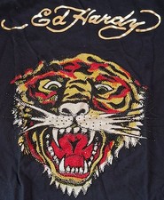 Ed Hardy Tiger Grafik T-Shirt