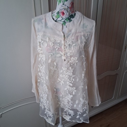 1xl tunika bluse spitze - gr,