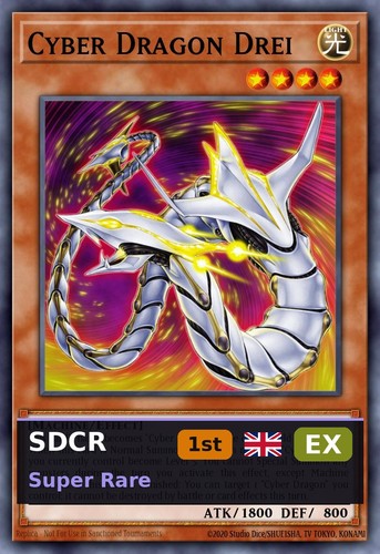 Cyber dragon drei sdcr - sdcr-002, 1st