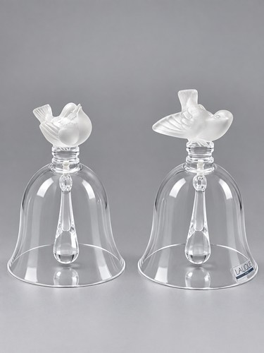 Lalique zwei tischglocken - zwei,