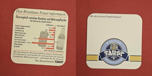 Faust ökovergleich brauerei - faust,