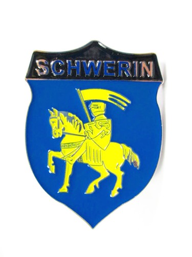 Schwerin magnet metall wappen - magnet,