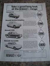 RENAULT RANGE GORDINI DAUPHINE