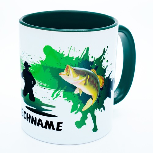 Angler tasse mit namen - angler,