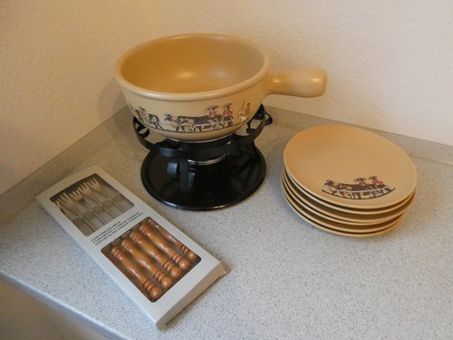 Schönes fondue set - schönes, (caquelon)