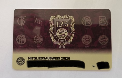 Mitgliedsausweis bayern - mitgliedsausweis,