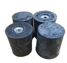 4 Stück konische Gummi-puffer