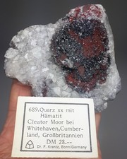 Quarz, Hämatit - Cleator