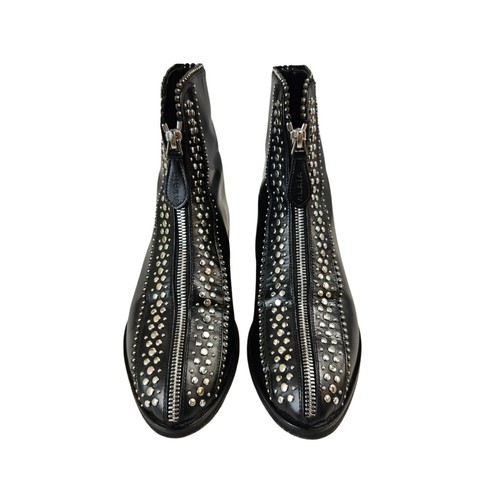 Alaia schwarze leder - schwarze, spike