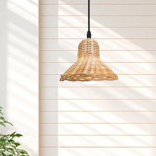 Rattan pendelleuchte - rattan,