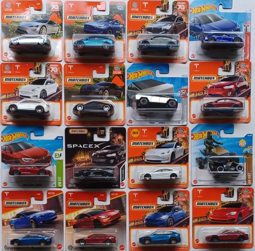 Tesla matchbox hotwheels - tesla,