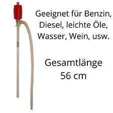 Benzinpumpe Saugpumpe Ölpumpe Wasserpumpe Kanisterpumpe flexibler Schlauch 56 cm