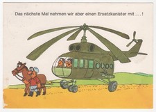 3/183 AK SOLDATEN DDR BIO - HUBSCHRAUBER --- BEWEGT SICH OHNE BENZIN NOSSEN 1989