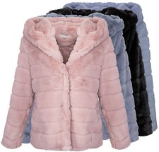Damen teddy fleece jacke - teddy-fleece,