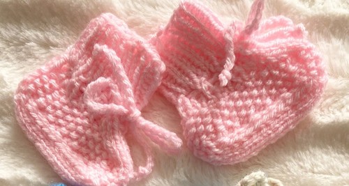 Puppen schuhe handgestrickt - schuhe,