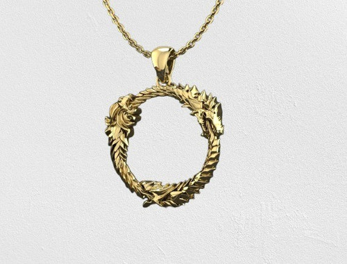 925 silber ouroboros - 925,
