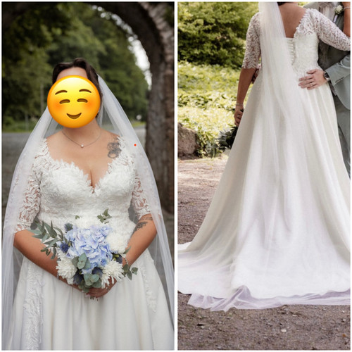 Brautkleid mit versteckten