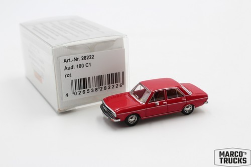 Brekina audi 100 rot - audi, in