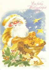 DDR Künstler AK, Ansichtskarte Weihnachten Weihnachtsmann, Planet-Verlag, ungel.