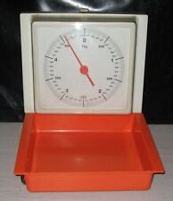 Westa Wand Küchenwaage bis 5 kg Orange - 70er? Jahre Western Germany