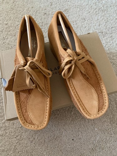 Clarks wallabee tan combi - clarks,
