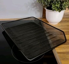 IKEA DOKUMENT ~ Briefablage Dokumentenablage Metall Einsatz schwarz Schreibtisch