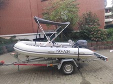 Kleines RIP Schlauchboot+15Ps Motor+Trailer