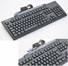 SCHWARZE BLACK COMPAQ PS/2 PS2 TASTATUR KEYBOARD ENGLISH FÜR WINDOWS 98 95 MSDOS